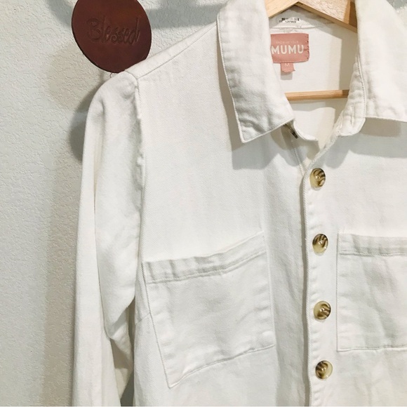 Show Me Your Mumu Tegan Jumper Whitewash Sz M - Picture 12 of 14